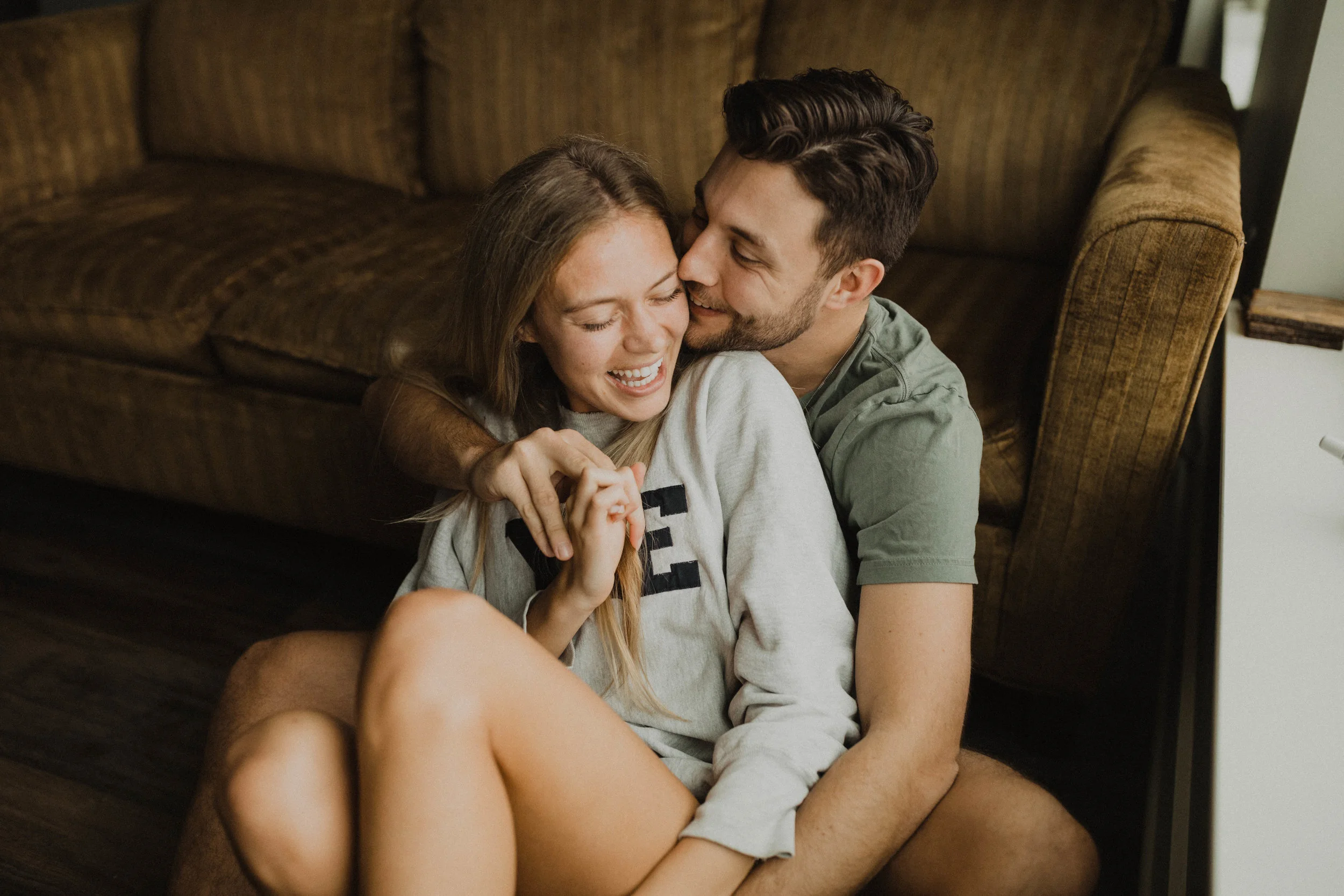 intimate in home engagement