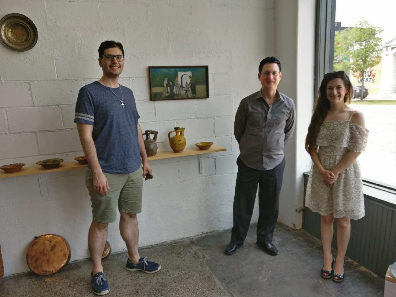 The Angeliki's Dowry Chest exhibit at Trinosophes was a fascinating exploration of the life of a local Greek artist. This exhibit was brought to our attention by an HBA member.