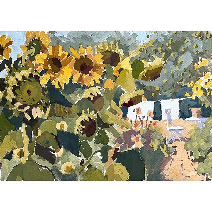 Sunflowers, Washing, Apples