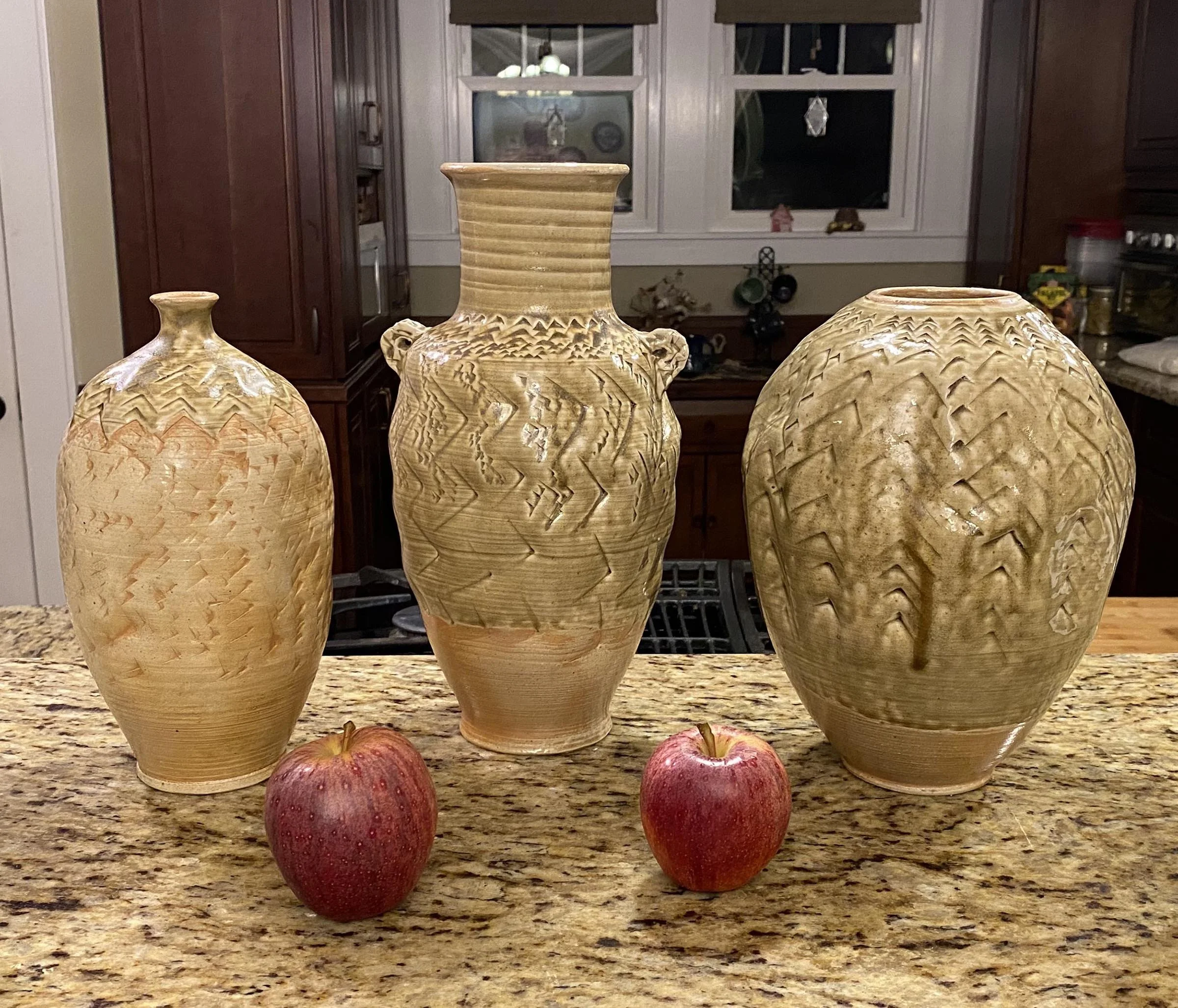Dave's finished pots