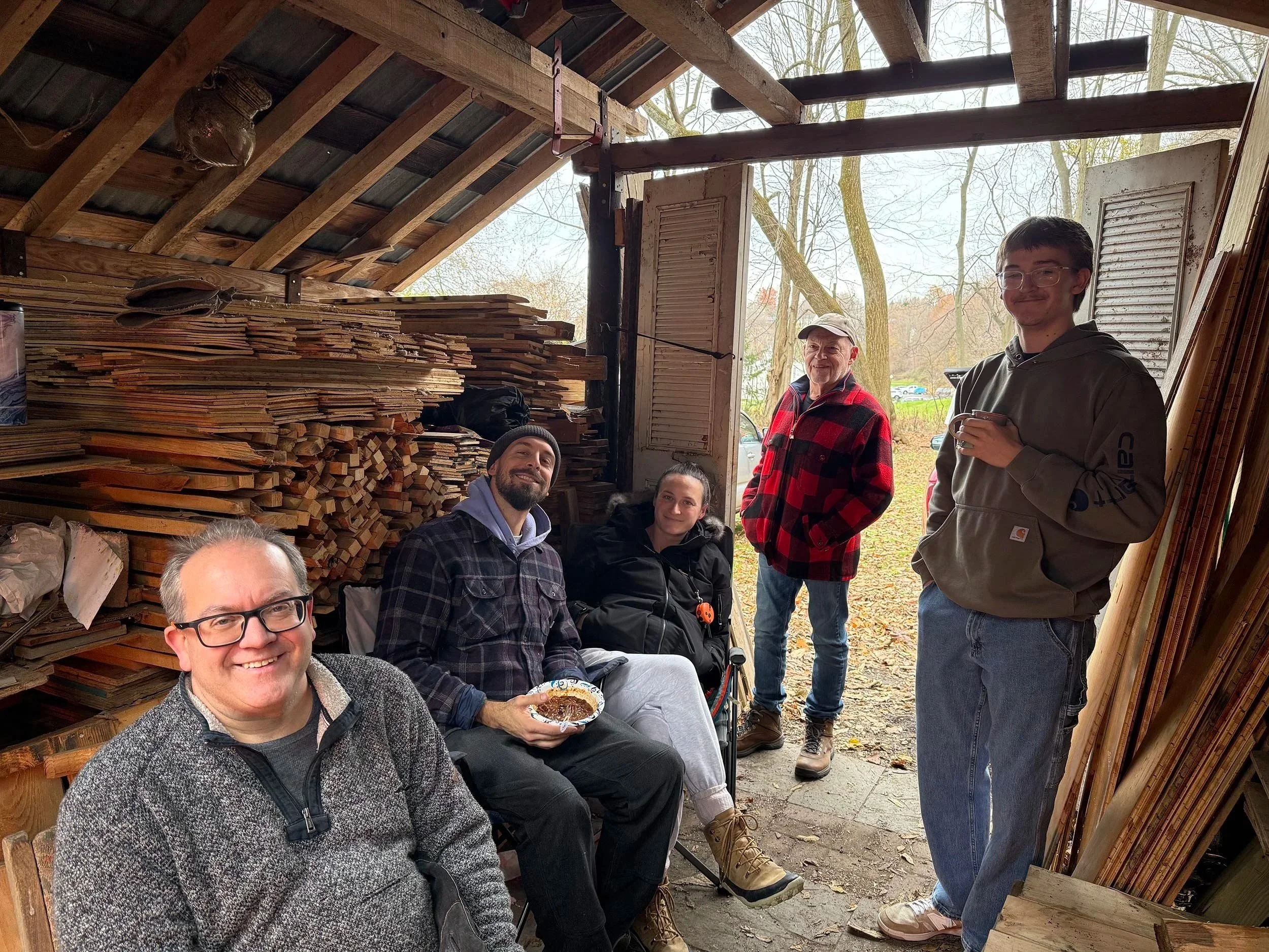 The wood fire team