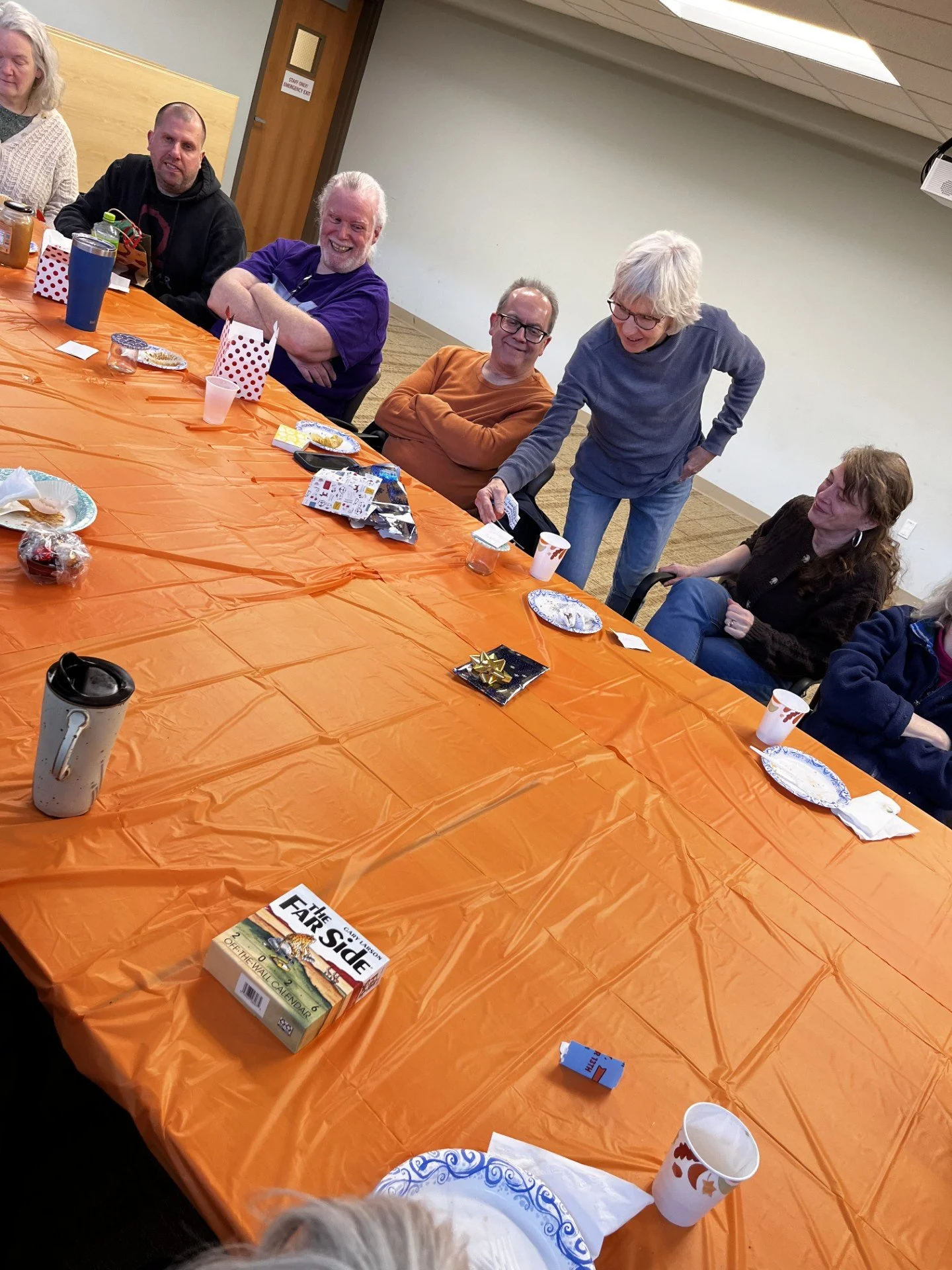 Laura got to choose from at all the open gifts.