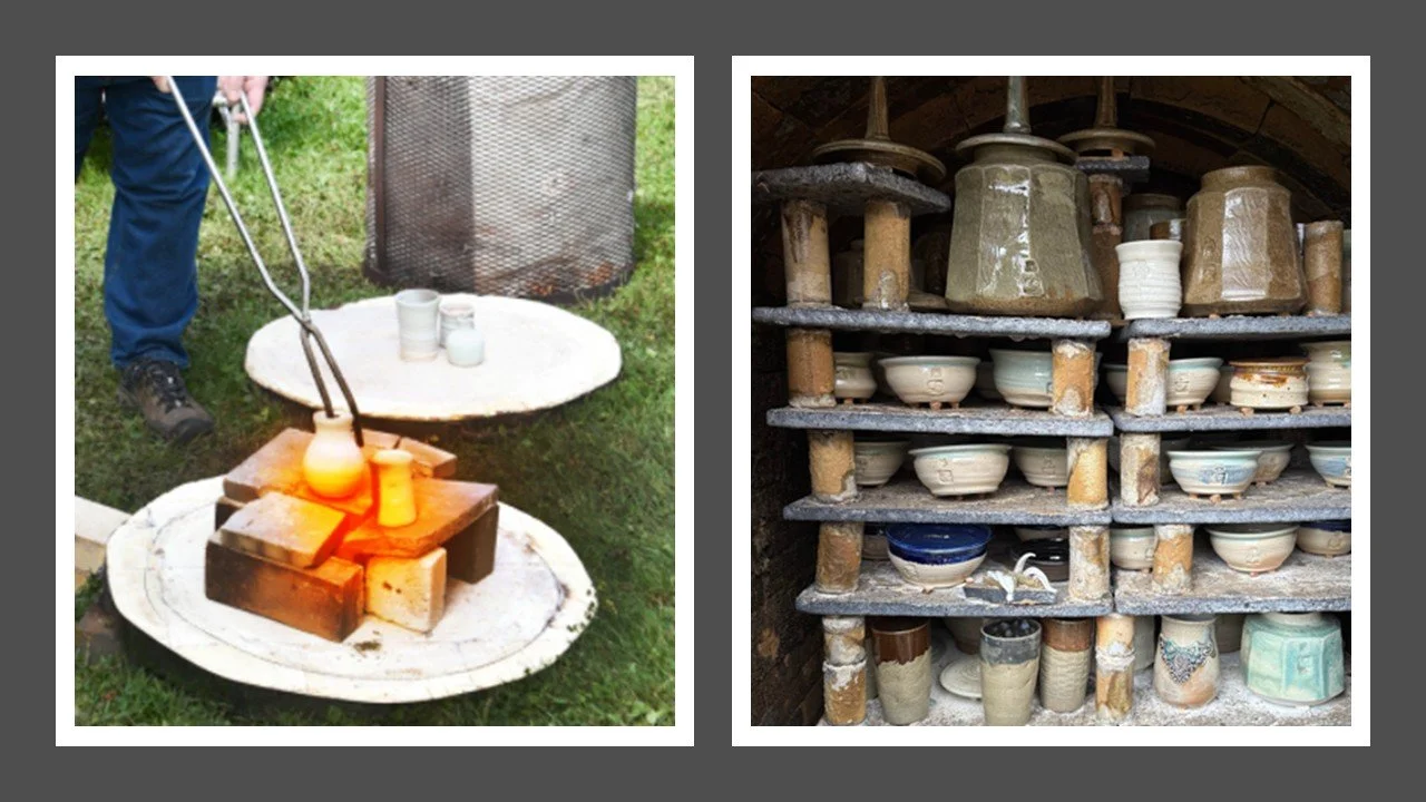 Wood and Raku Fire