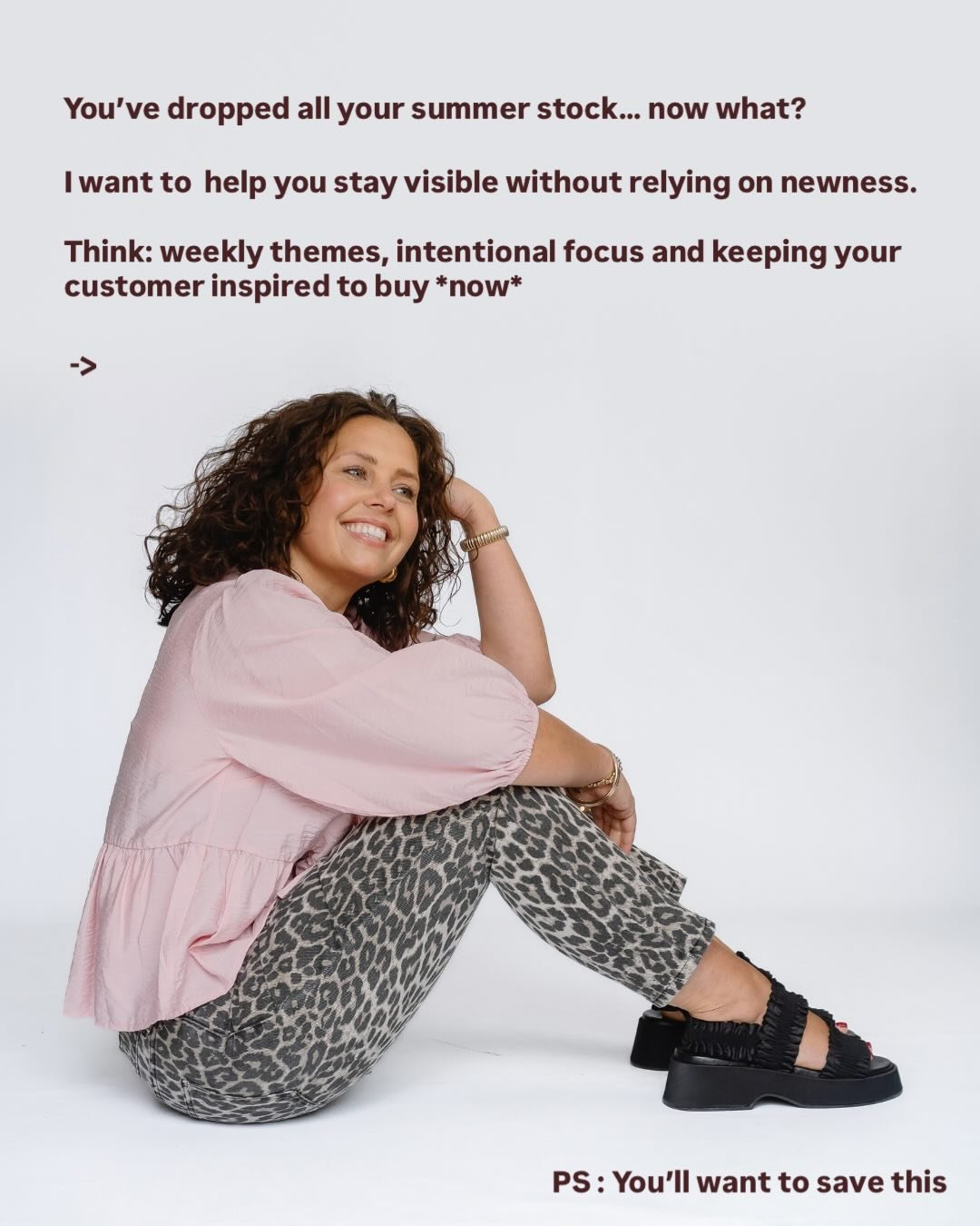 So many of my clients are saying the same thing right now which is &hellip;

&ldquo;I&rsquo;ve launched my summer pieces &amp; nothing new is coming for weeks.&rdquo;

If that&rsquo;s you too, you&rsquo;re not alone. 

You&rsquo;ve put SO MUCH energy