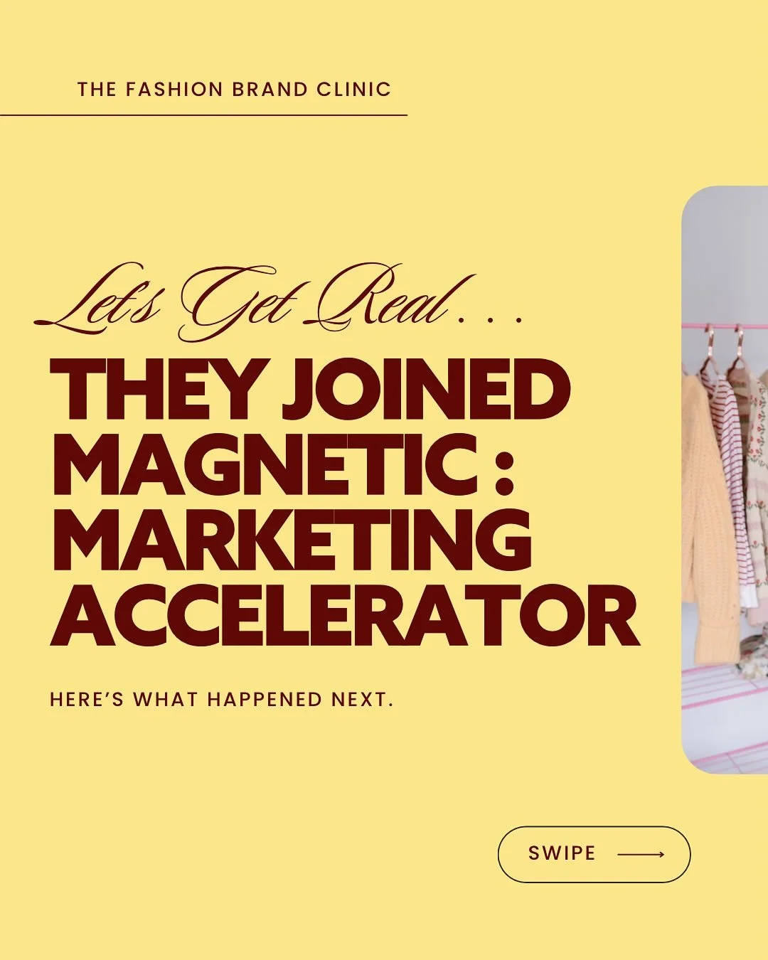 The biggest shift my clients make inside Magnetic isn&rsquo;t a fancy new strategy or a viral reel&hellip; it&rsquo;s clarity ✨

Most founders I speak to aren&rsquo;t short of ideas or effort (&hellip;if anything they&rsquo;re overflowing with both)

