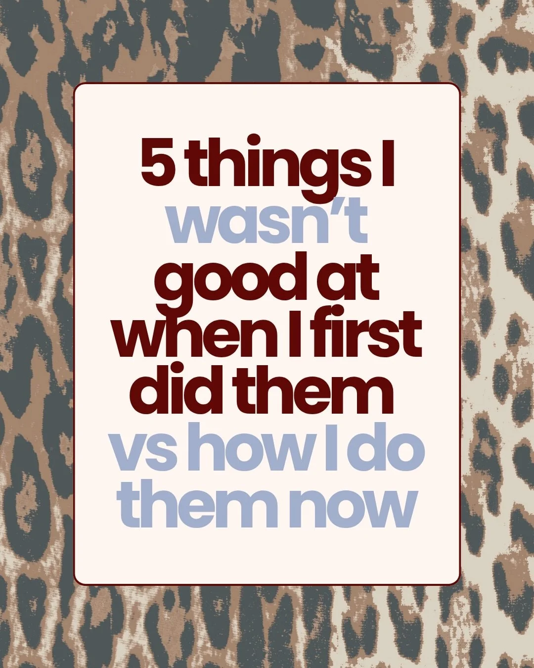 I think there&rsquo;s actually a book called shitty first draft 😂 

There are soooo many things I can do now that I once found genuinely terrifying 😂 (talking to camera would be another one!!)

I think we look at people a few years ahead of us and 