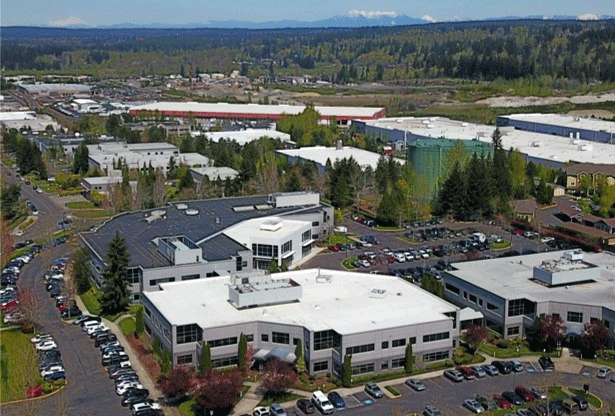 View of EOSPACE Inc. Located in Redmond, Washington.