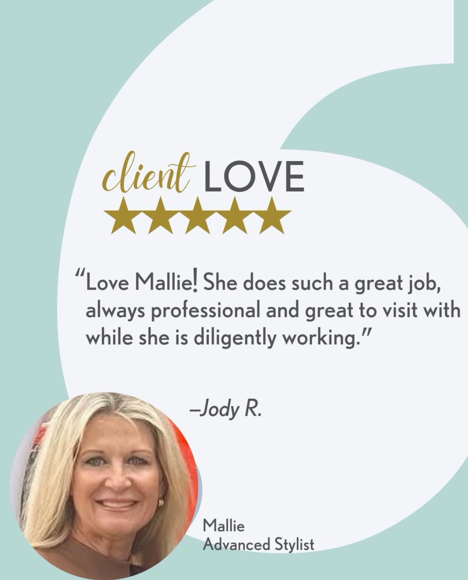 Five stars, one happy heart! ⭐️ Nothing makes us happier than a happy customer. Thank you for choosing Mallie, sharing your experience, and sending us some five-star love! ⭐️⭐️⭐️⭐️⭐️
.
#FiveStarExperience #CustomerReview #ClientLove #ShopLocal #LaRou