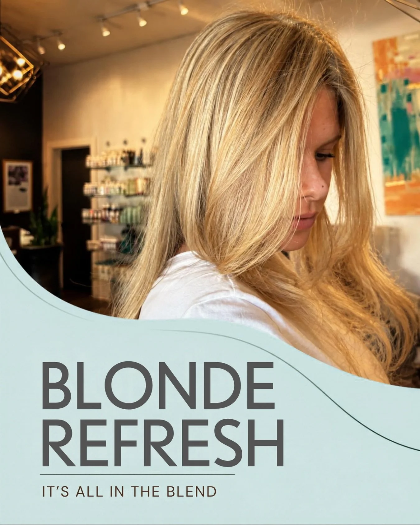 Fresh, bright, blended ✨ All the dimension, shine, and softness we want in a blonde.�
.
Ready for a refresh? Come see us. 🤍
.
.
#LaRousseSalon #OxfordMS #OxfordMSSalon #OxfordMSHair #BlondeHair