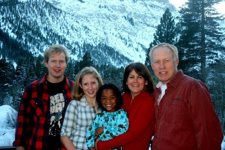 Dean & his family after the adoption of Marina in 2009