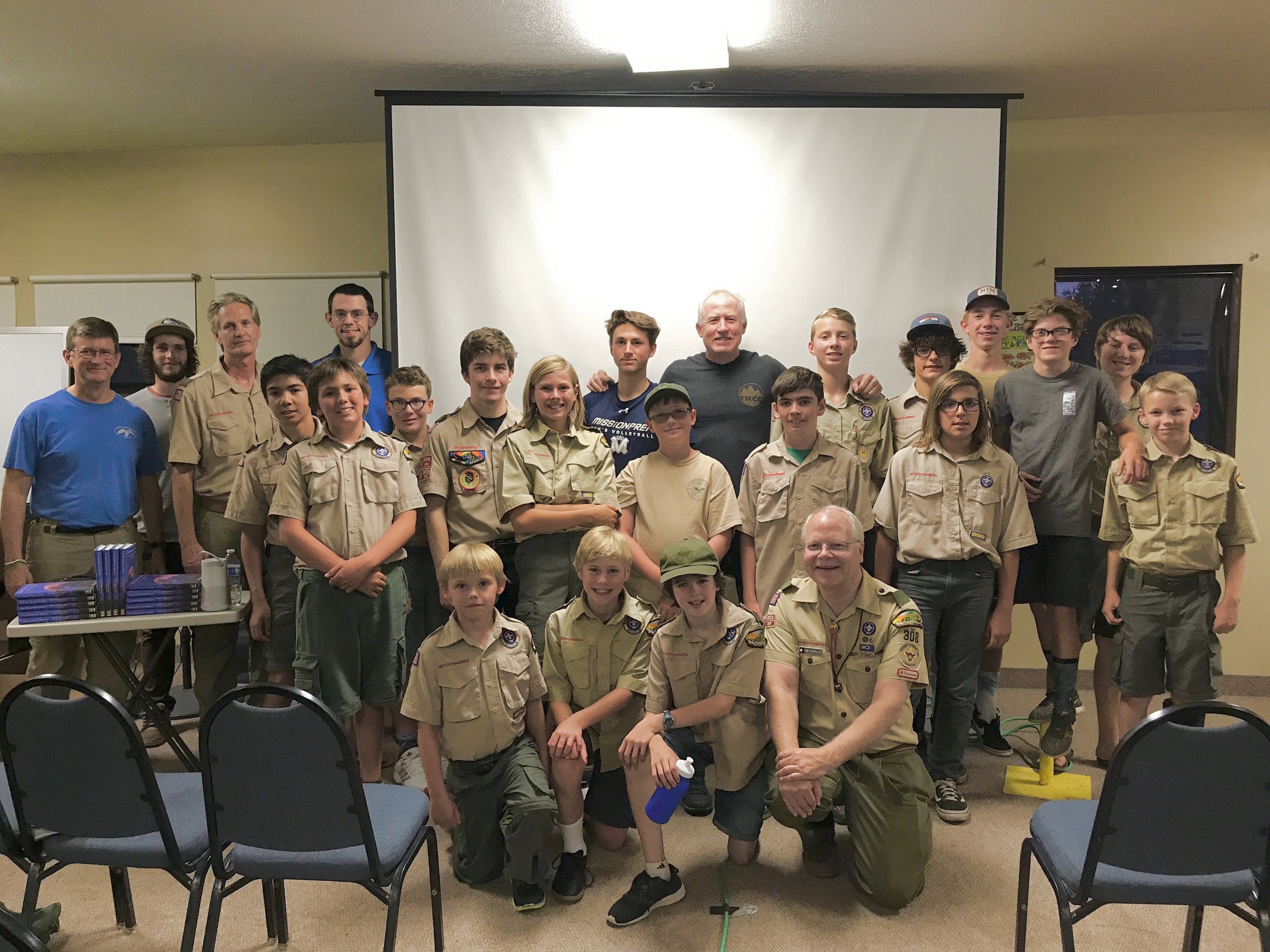 SAR presentation for Boy Scout group