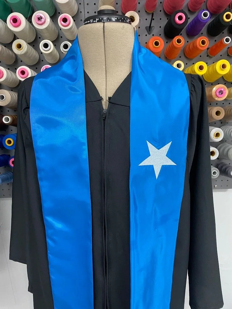 Somali Flag Graduation Stole