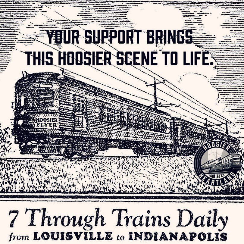 🏅Watch the video of our interurban train's first steps in 83 years, read the latest update and support at the link in our bio.

⚡️When our ancestors traveled the Hoosier Heartland a century ago, they might have done so aboard a high-speed electric i