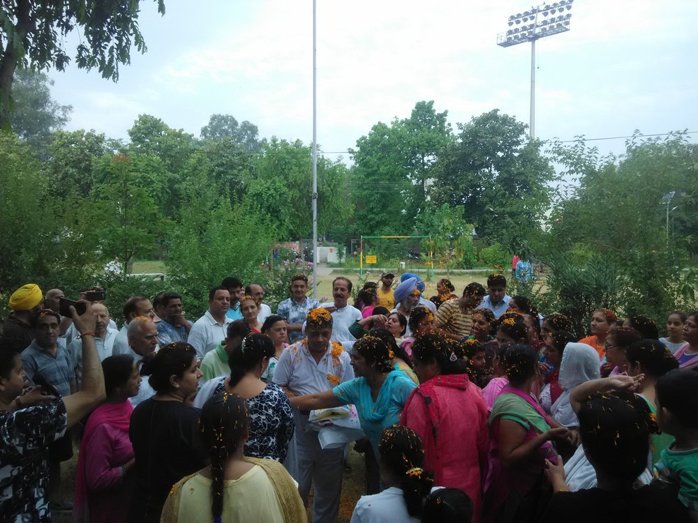 Yoga Day celebrations at Burlton Park