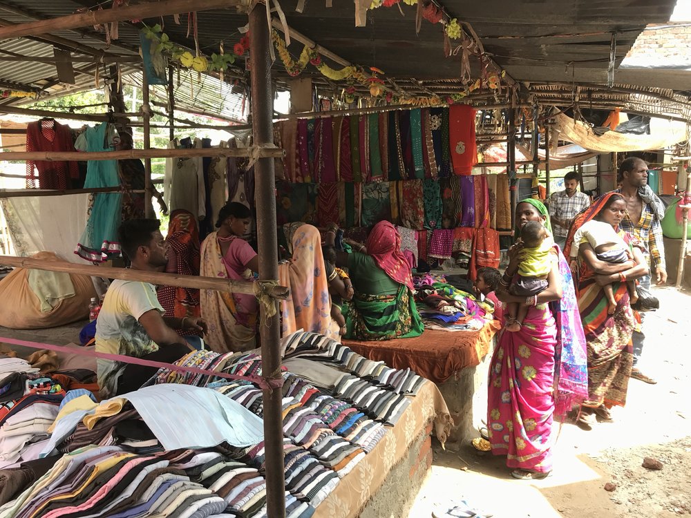 Second-hand clothes market