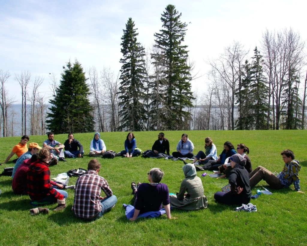 Participants in one of our Outdoor Events