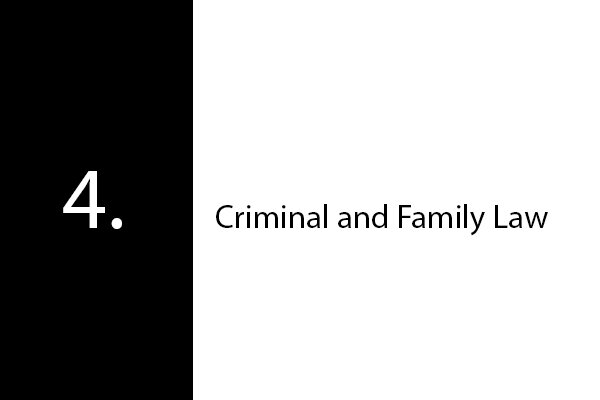 Criminal and Family Law