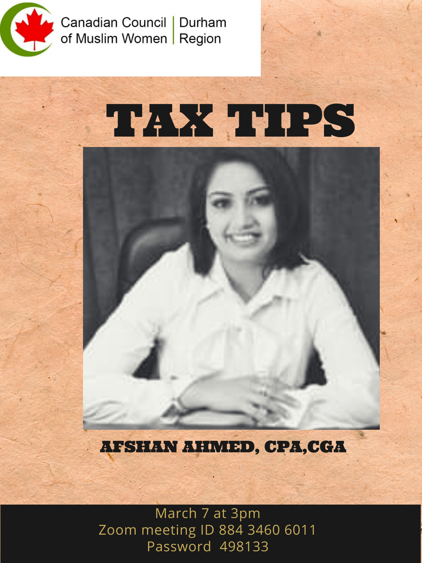 Tax Tips with Afshan Ahmad, CPA PC