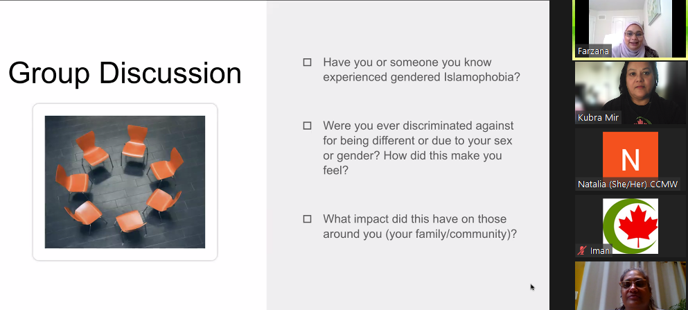 CCMW Durham Islamaphobia and Cyberbullying Workshops