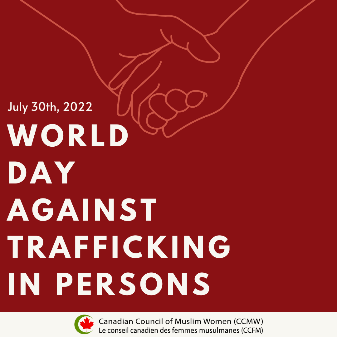 World Day Against Trafficking In Persons — Canadian Council of Muslim Women