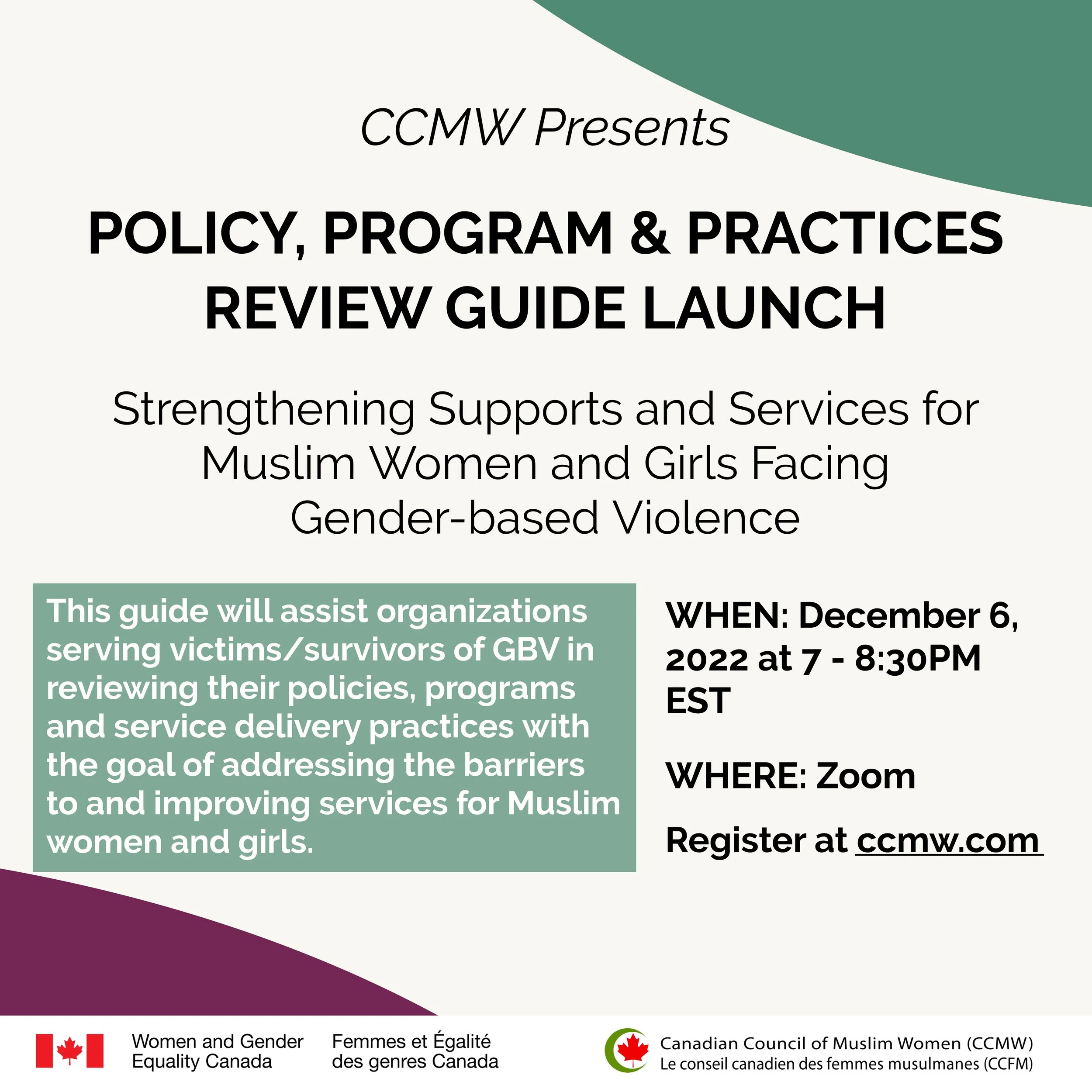 Policy, Program and Practices Review Guide