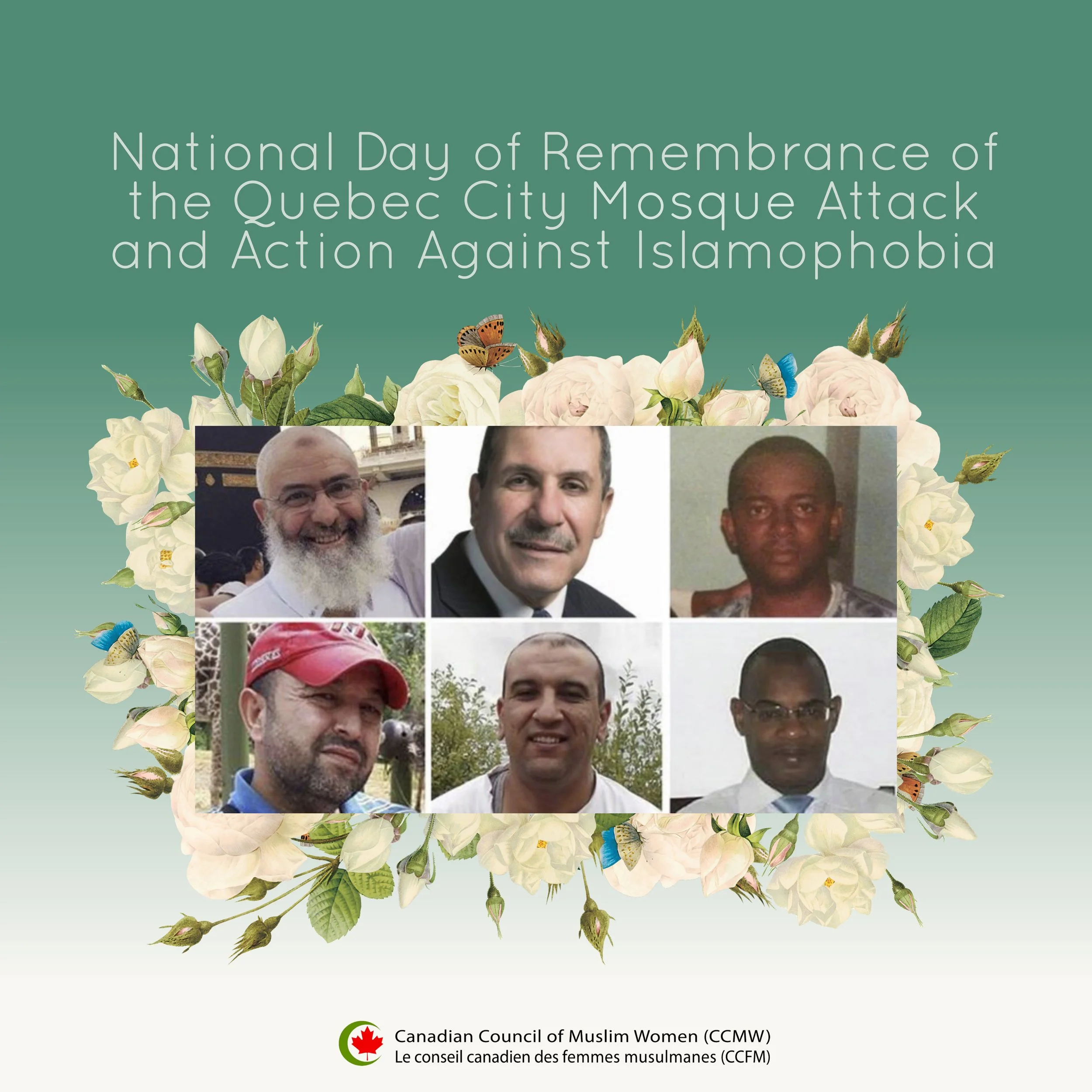National Day of Remembrance of the Quebec City Mosque Attack 