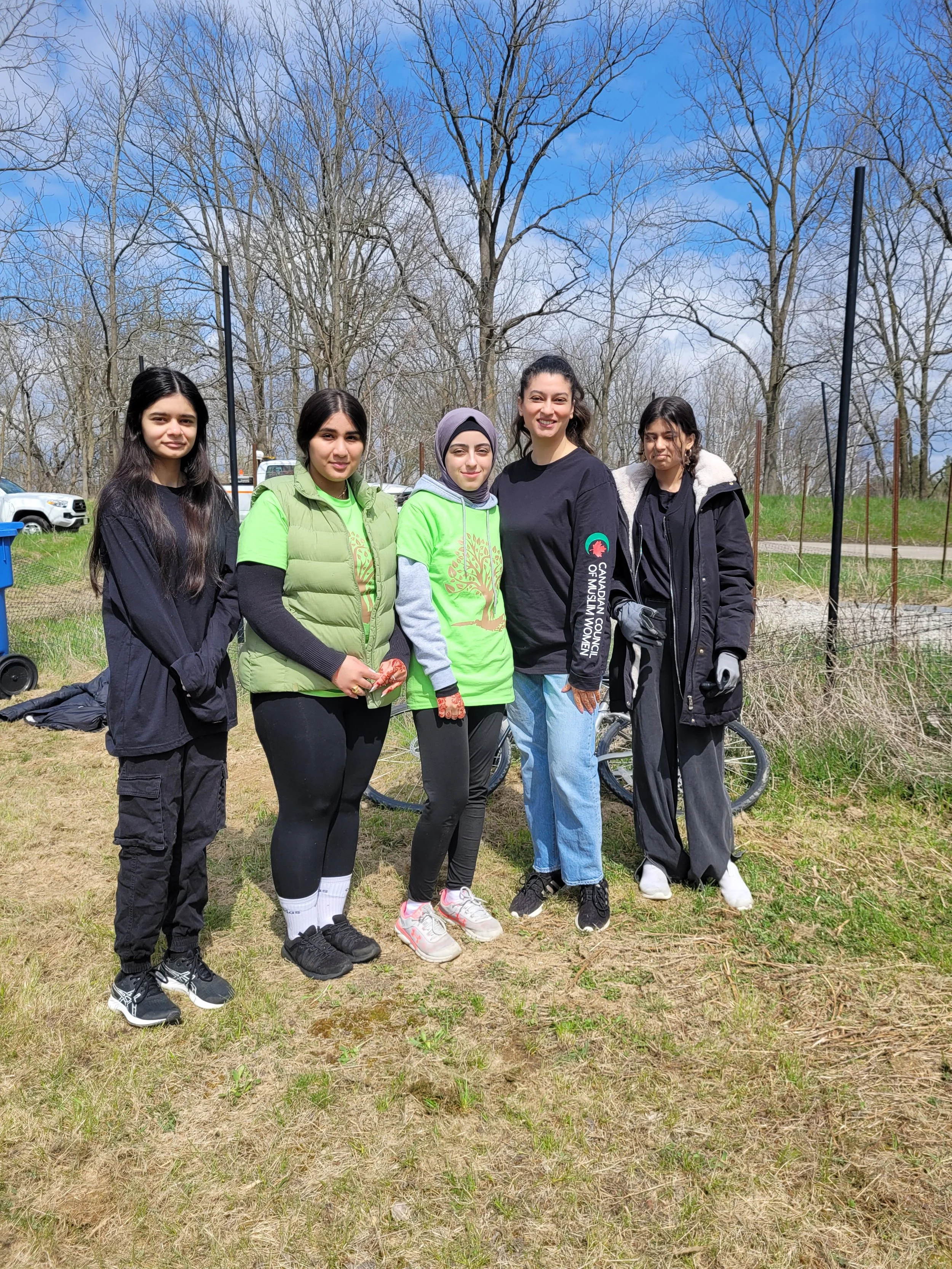 Tree planting event for Earth week 2023