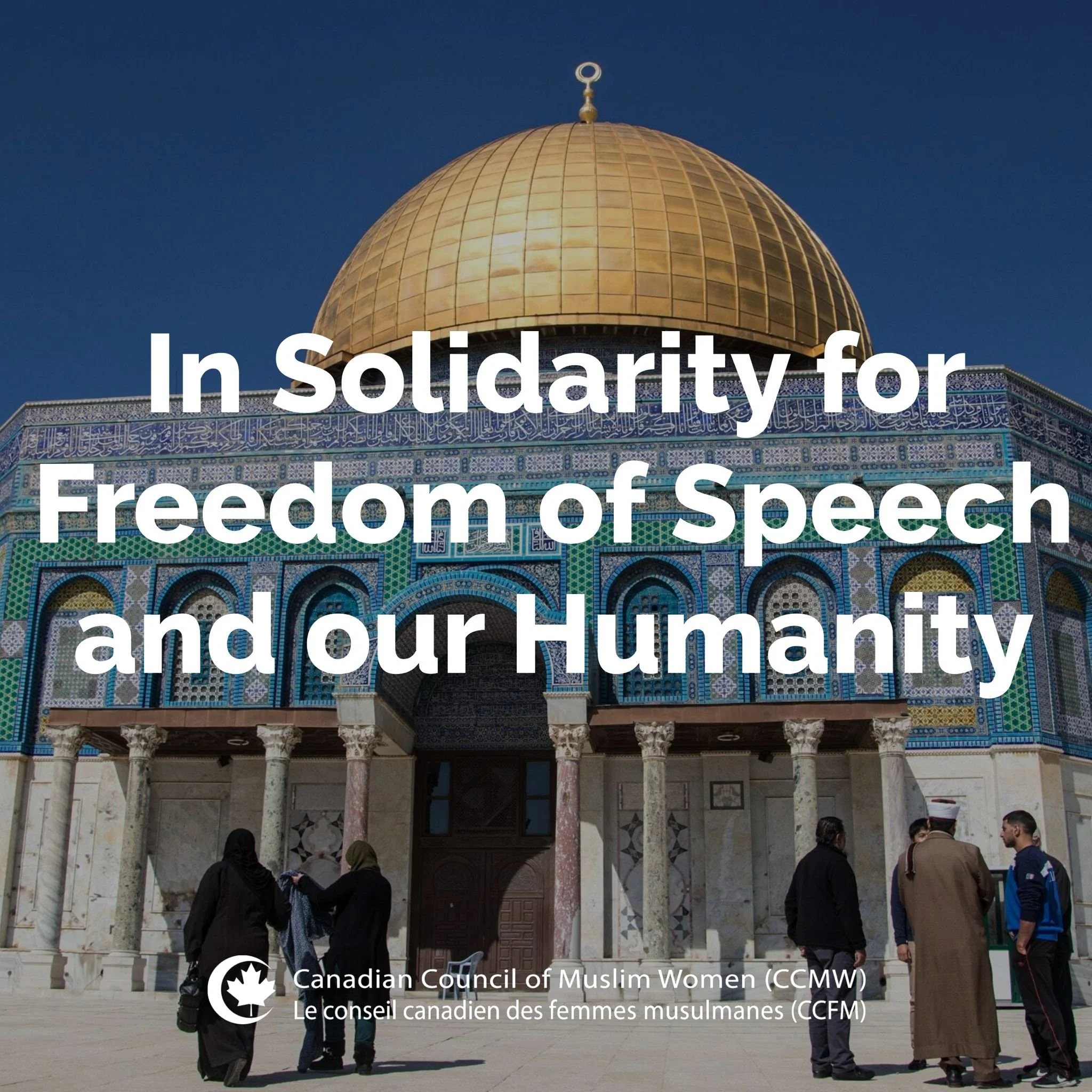 In Solidarity for Freedom of Speech and our Humanity