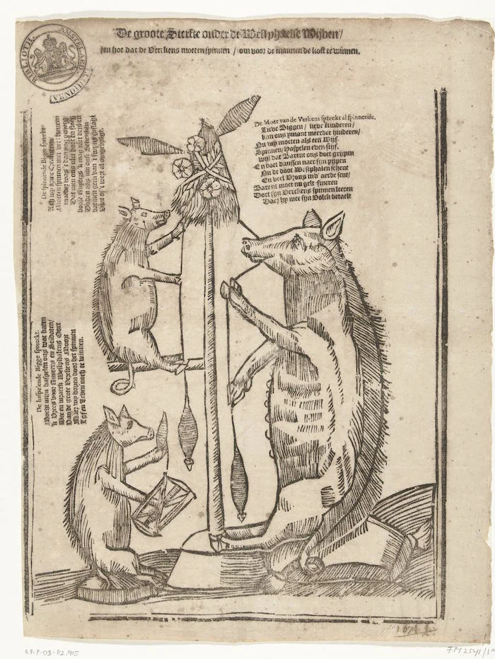 https://publicdomainreview.org/collections/the-spinning-sow-1673/