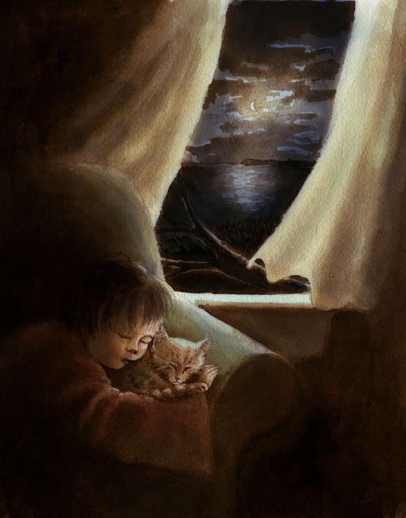 Together, they said goodnight