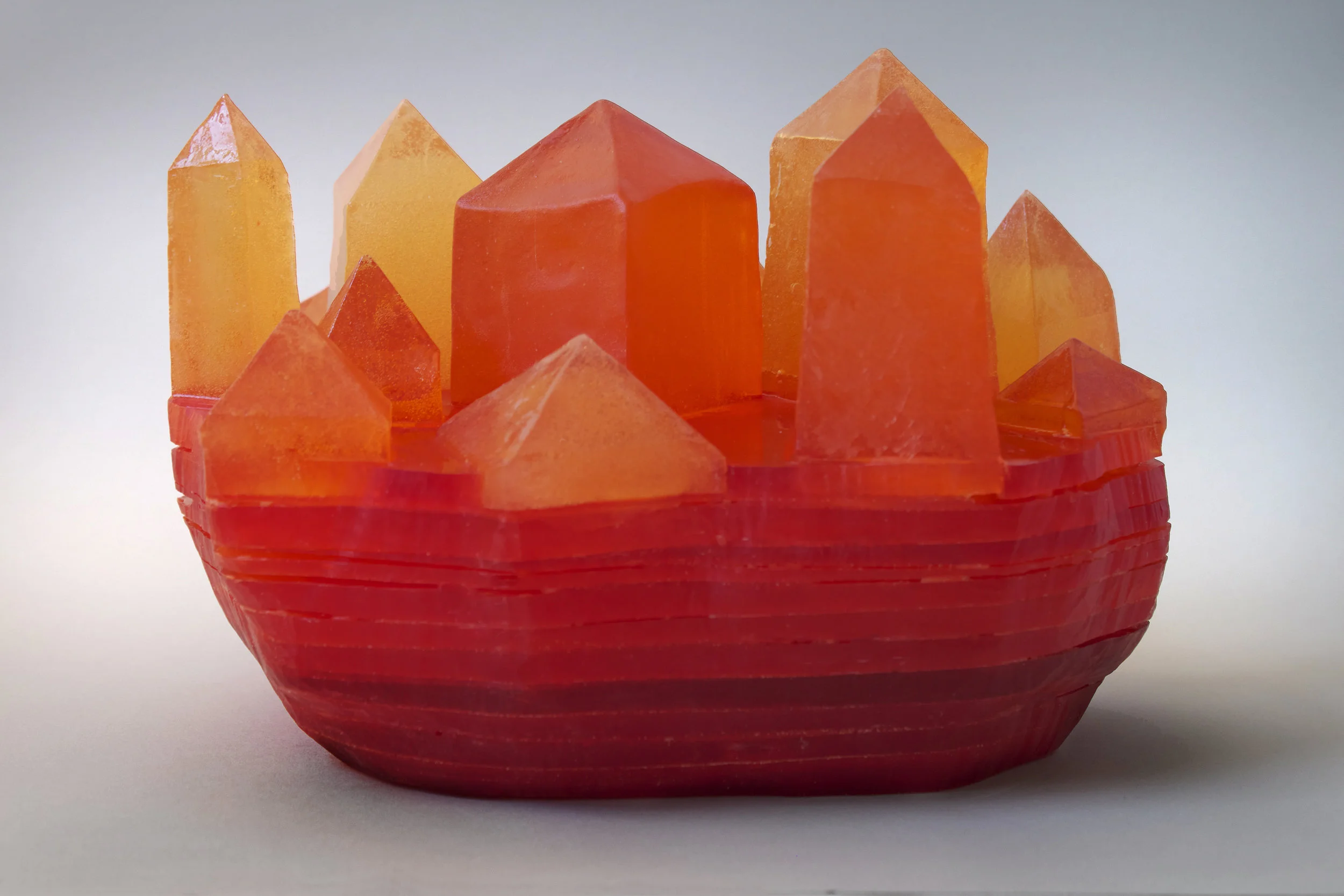 Burnt Orange Geode