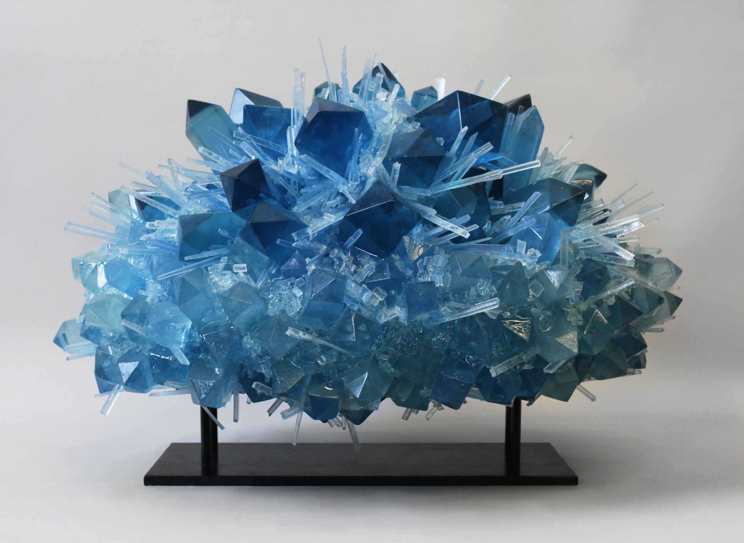 Ice Blue Crystal Explosion