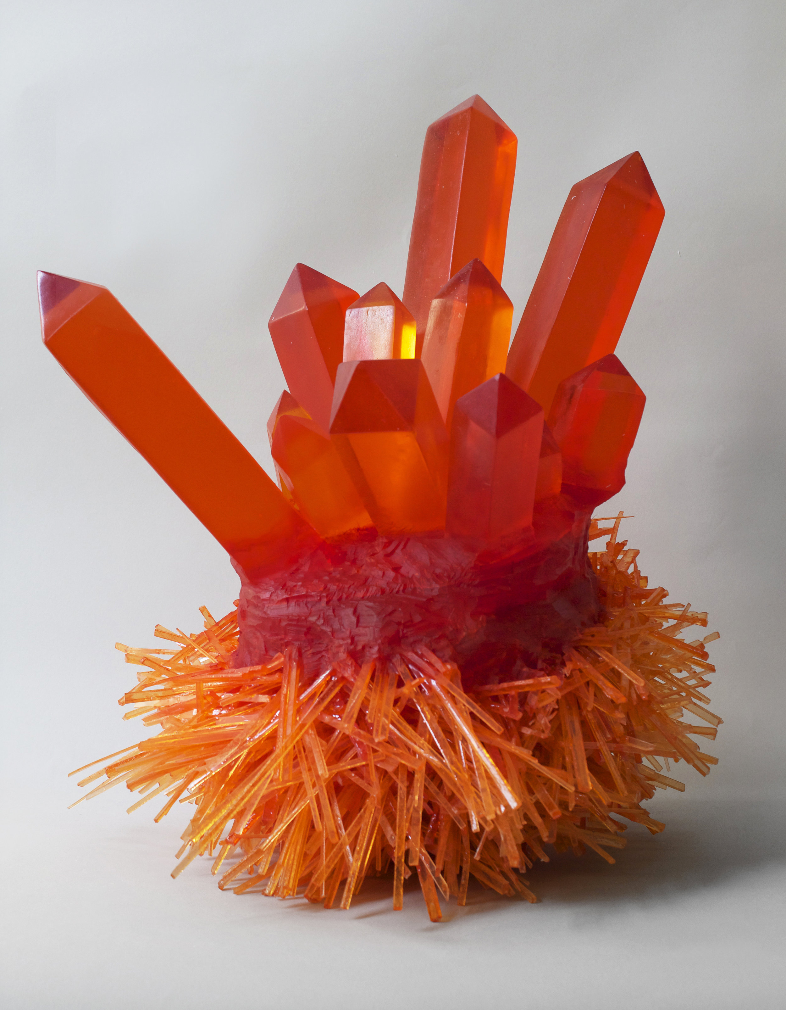 Orange Crystal Explosion