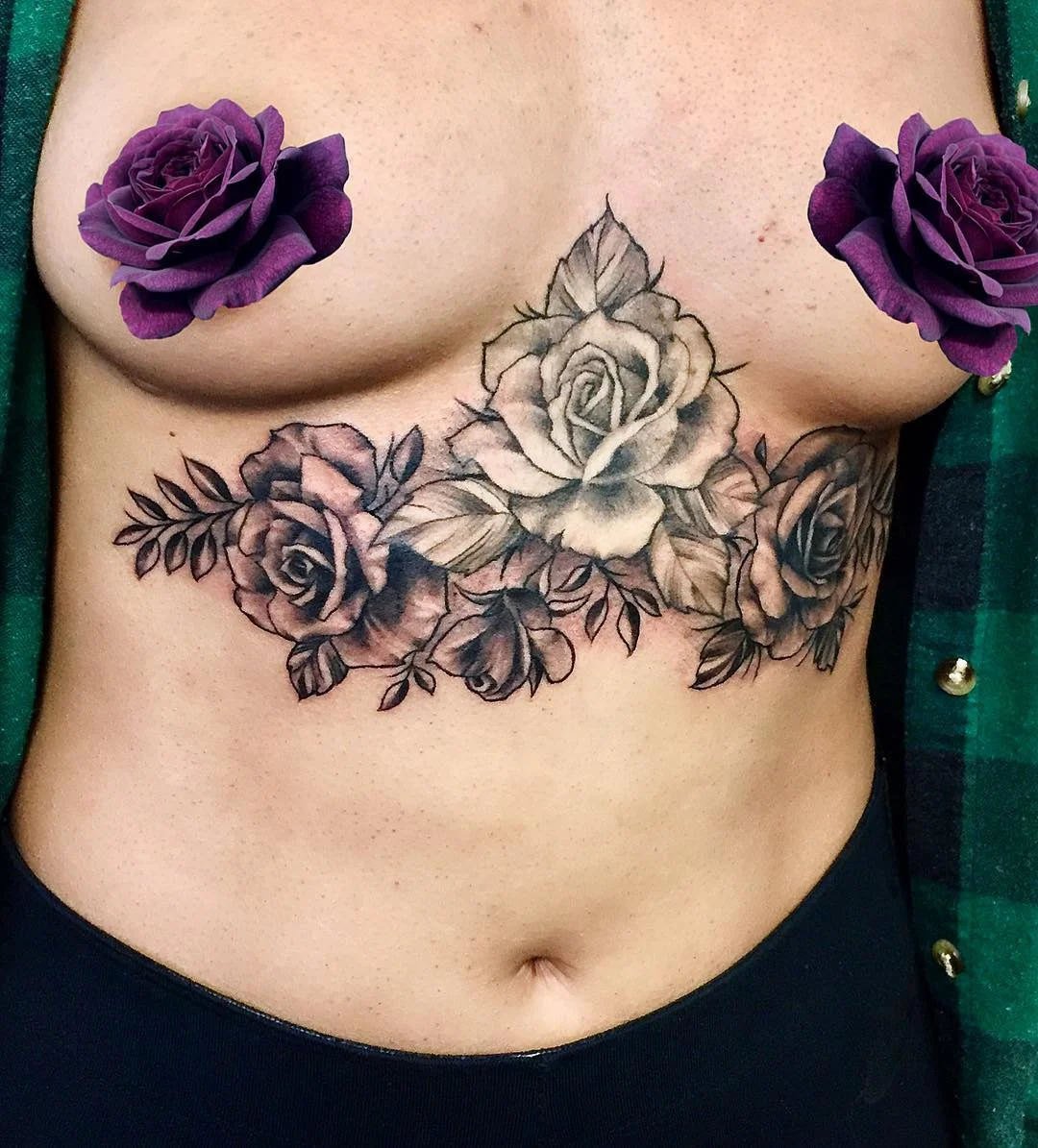Here's another angle for the rose piece. Some parts healed & fresh..jpg