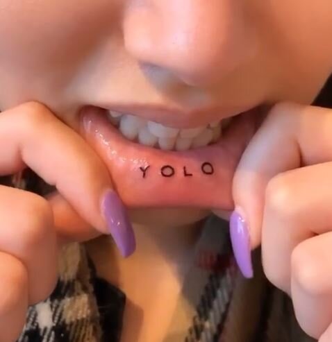 Finger and Lip Tattoos — Gwan Soon Lee