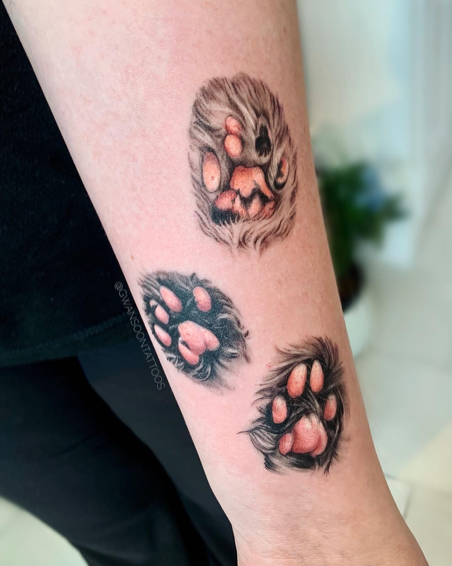 Paw prints for Sarah 🐾 _________________________________________________ 

Follow us @gwansoontattoos ✍🏼
_________________________________________________

☎️ 1-416-909-9055
📩 info@gwansoonleetattoo.com
🖥 www.gwansoonleetattoo.com
_______________