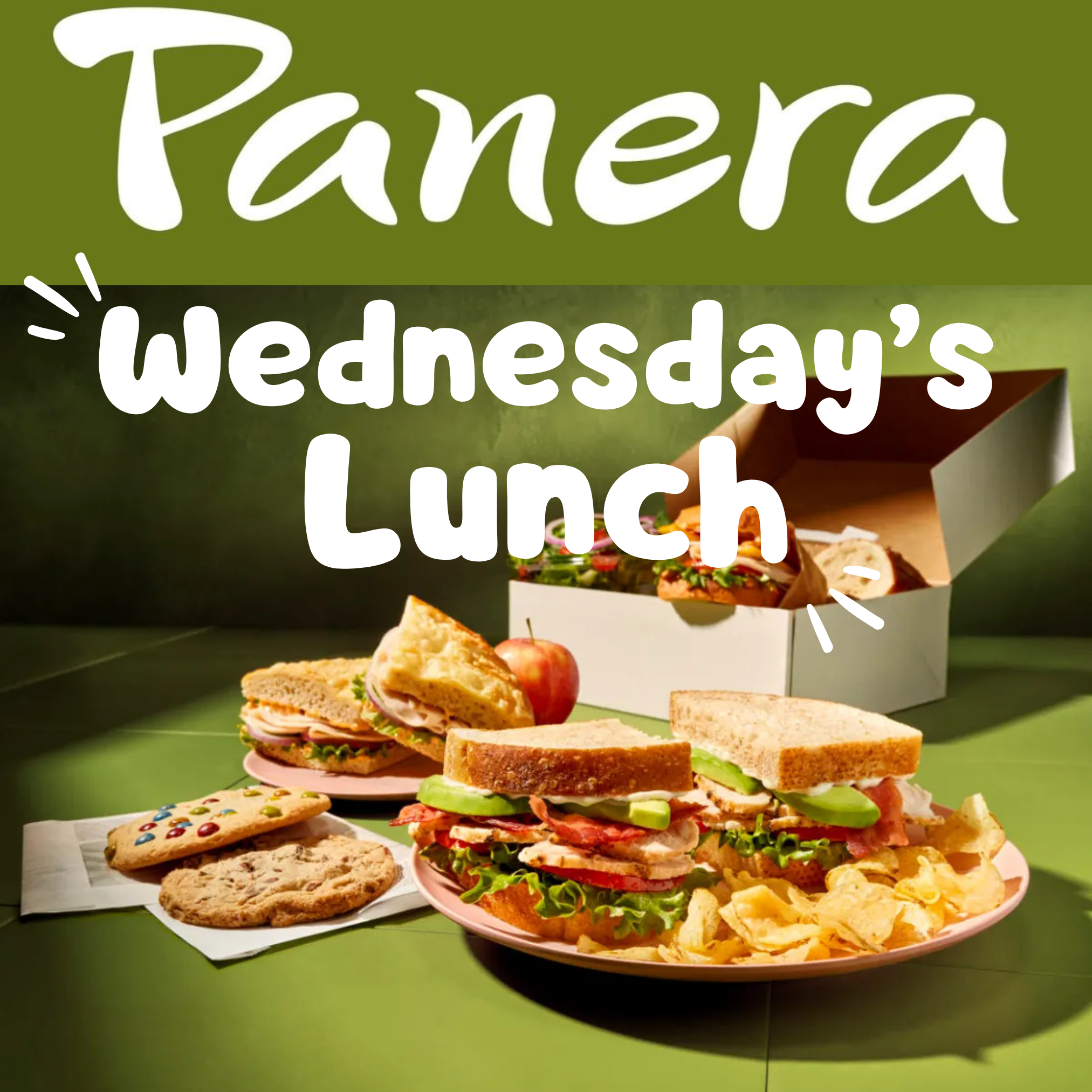 Wednesday's Lunch - Week After April Vacation (4/27-5/1)