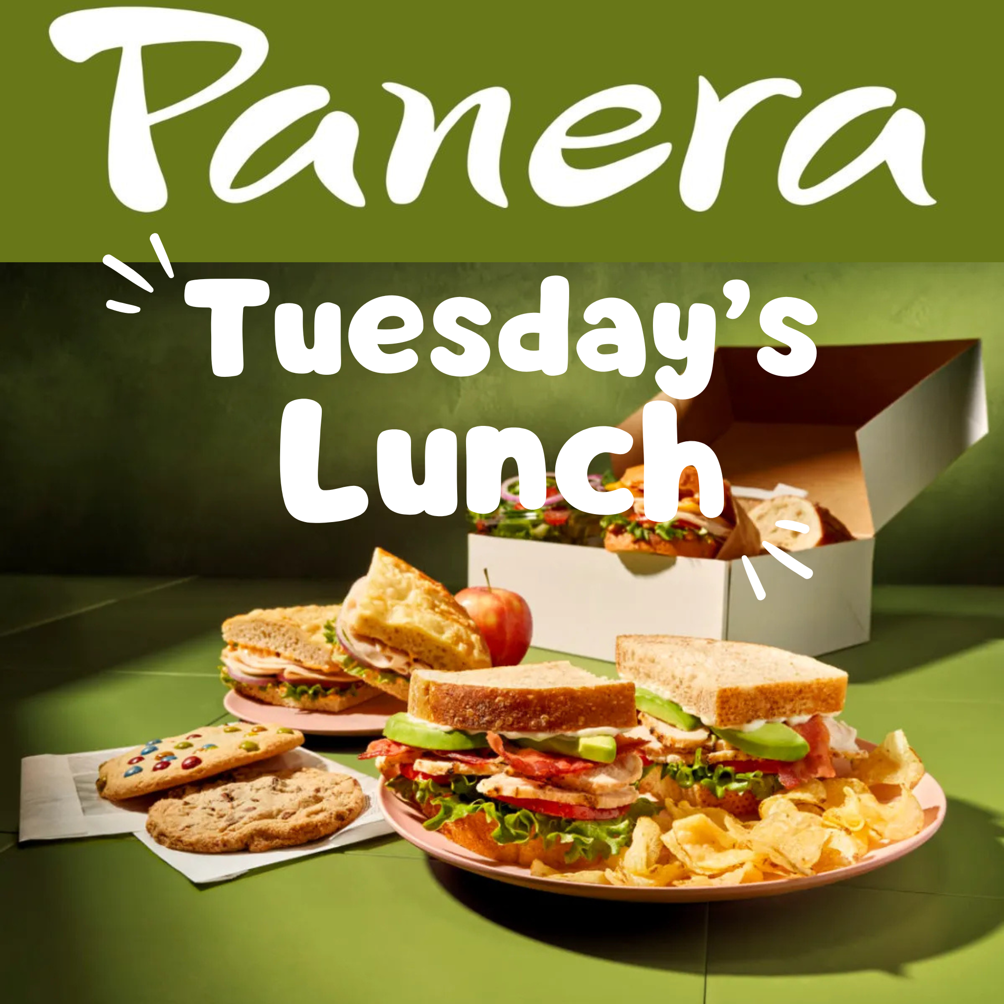 Tuesday's Lunch - Week After April Vacation (4/27-5/1)