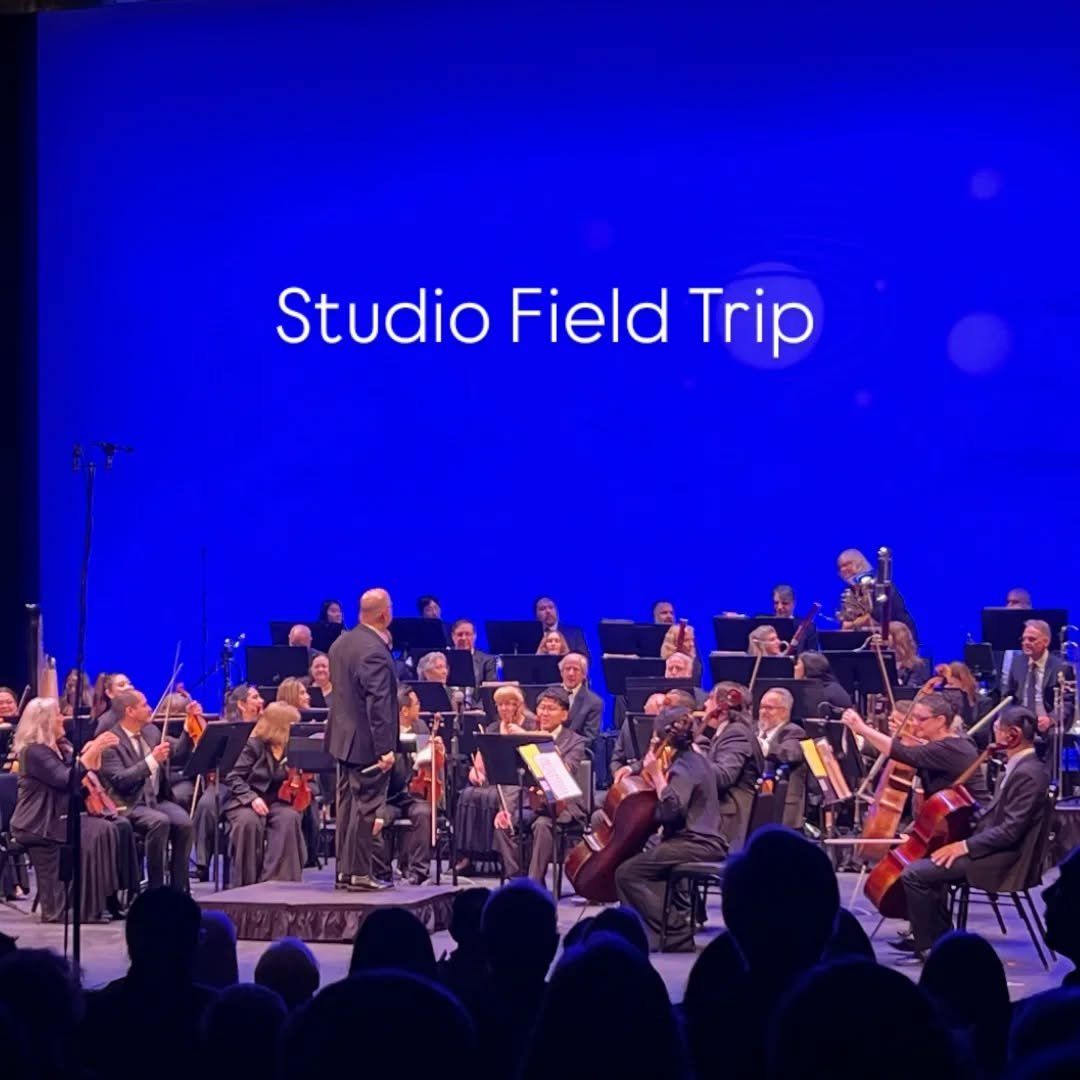 The studio enjoyed an incredible field trip to hear the La Mirada Symphony in concert. The program featured Gustav Holst's &quot;The Planets,&quot; which we learned about during our fall semester composer study. 🎵
.
A huge thank you to the La Mirada