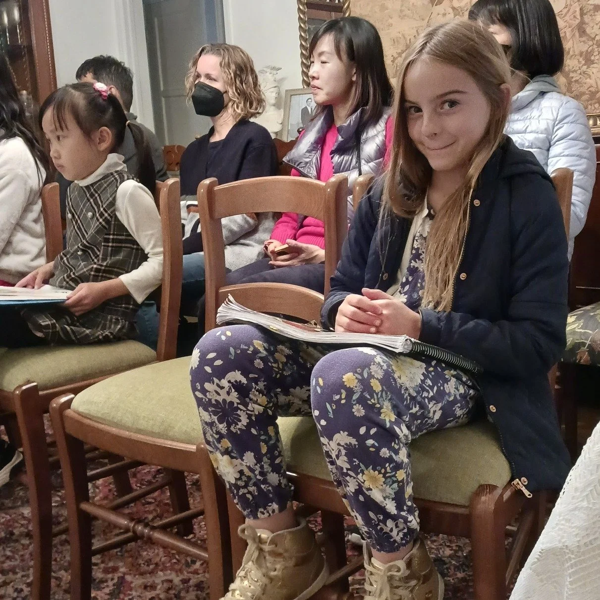 Our recent Performance Workshop was a big success! The advanced students provided great examples for the newer students to follow. The "newbies" were quick to catch on and we all shared in the excitement of first time performers. I love how