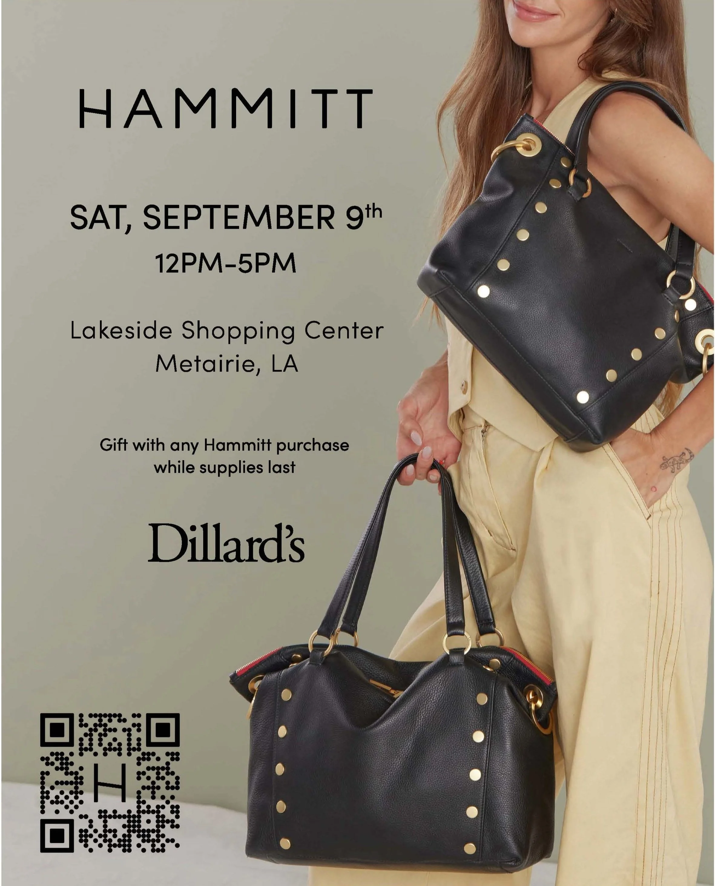 Hammitt Trunk Show at Dillard's Lakeside