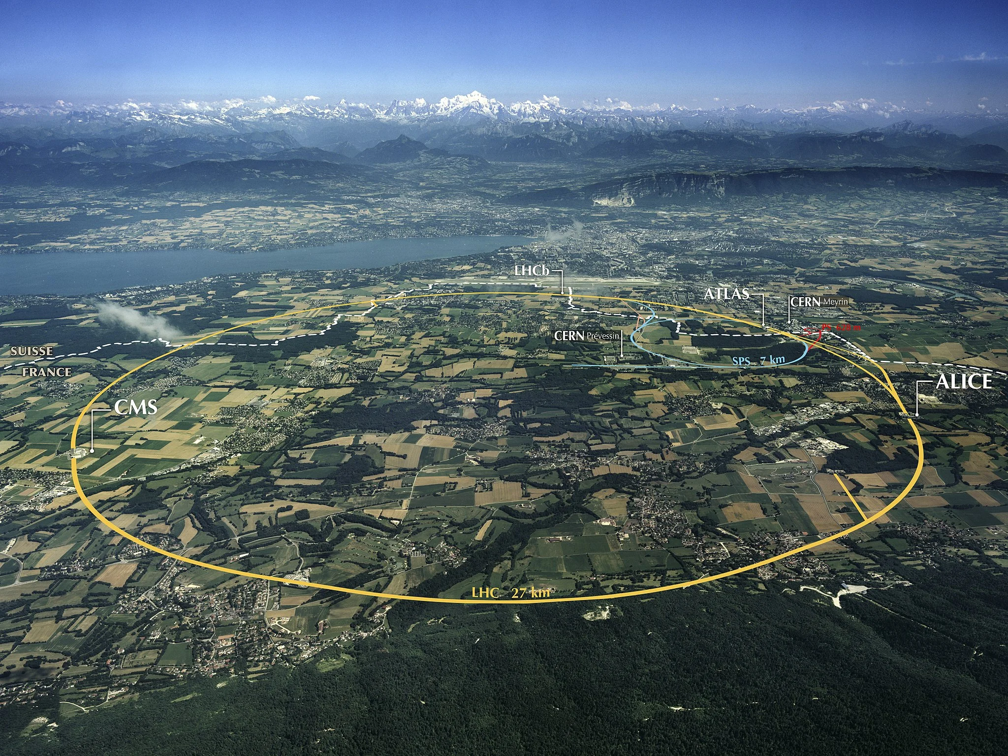Aerial View of the CERN, Maximilien Brice (CERN)