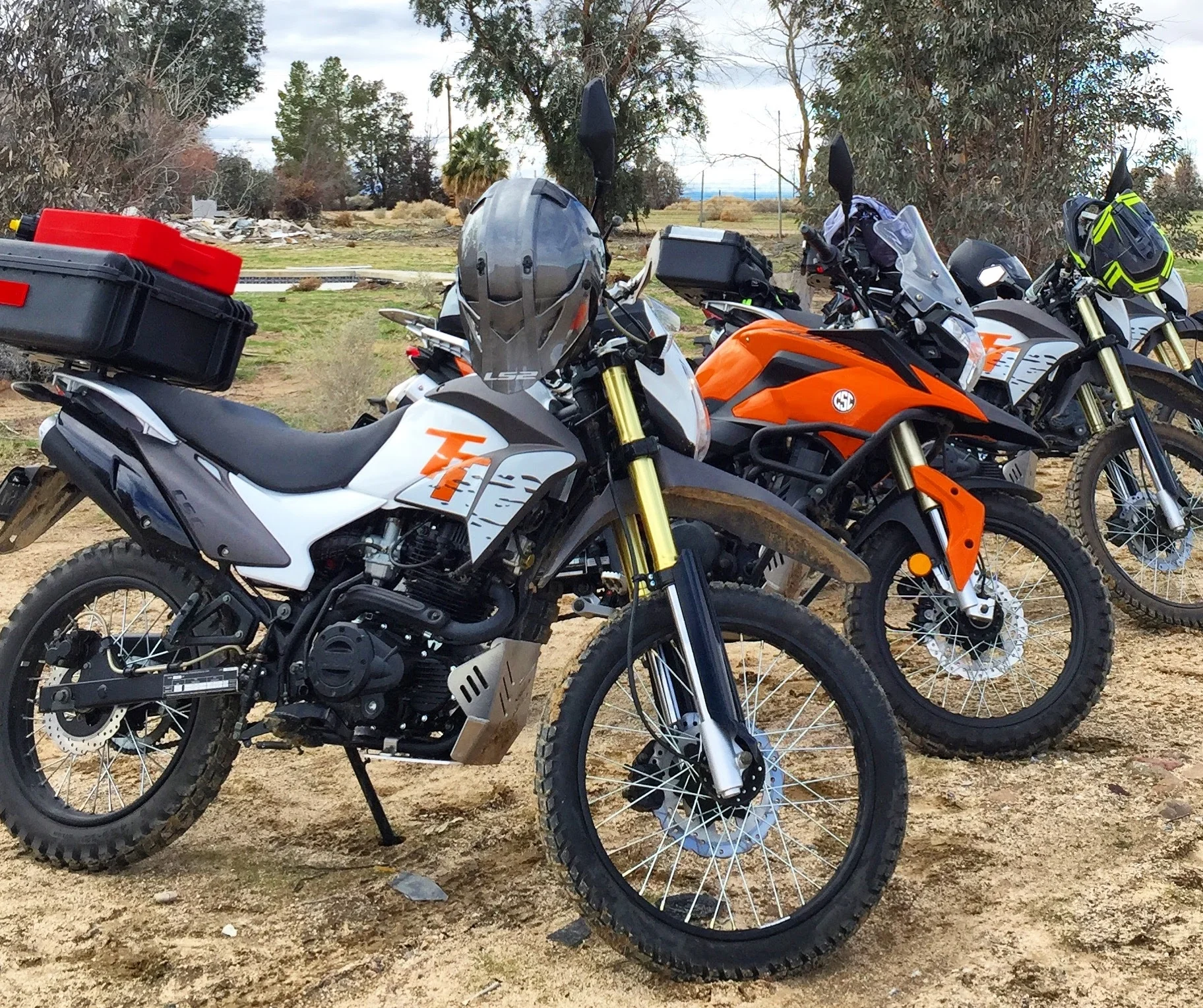 One of my first adventures with the CSC TT250.