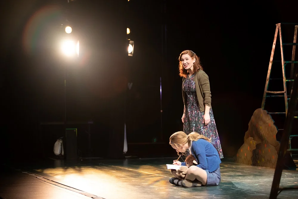 Shinah with Liz Filios who plays Jane Goodall’s mother