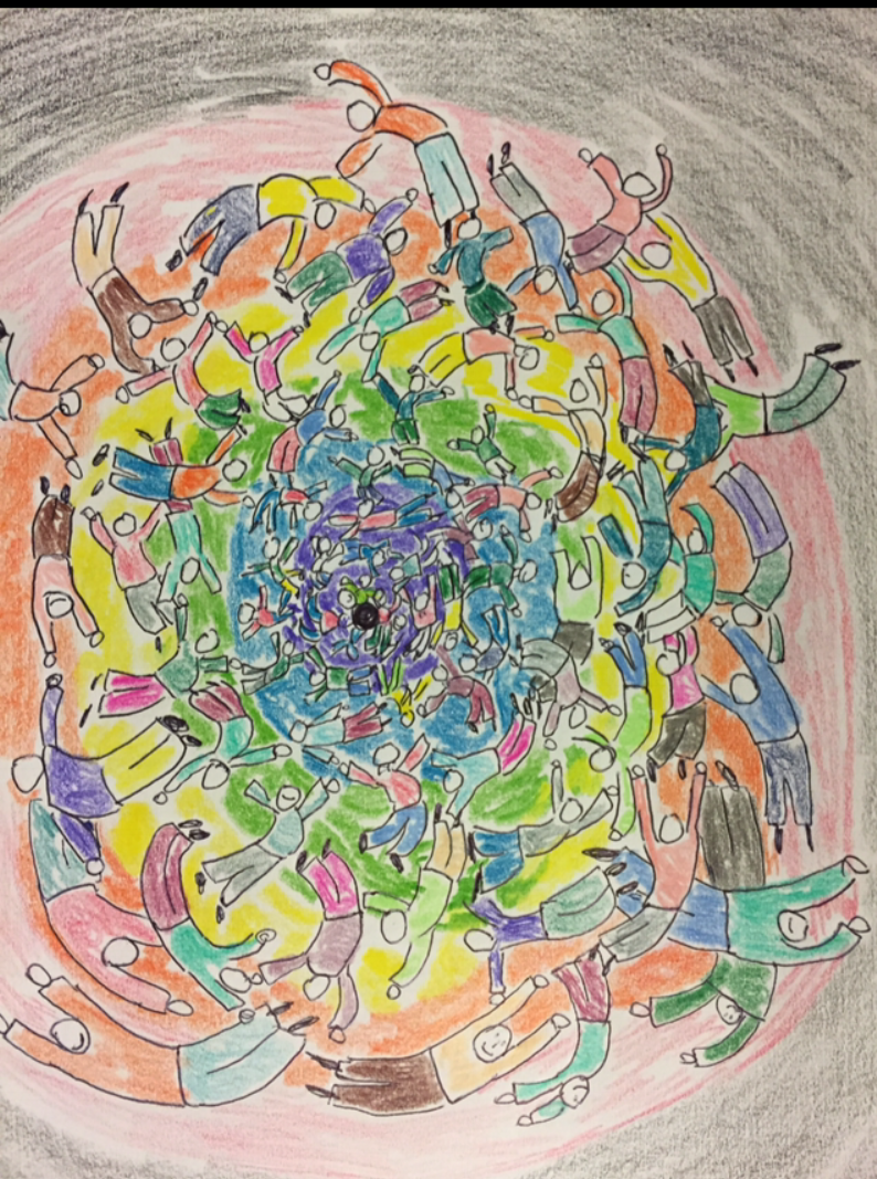 All life moves through a cycle of being pulled into and blown out or a point of ultimate density.