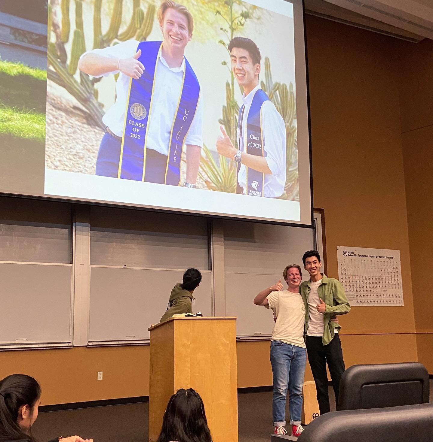 Celebrated our graduating seniors, Joseph and Josh, at last night&rsquo;s weekly meeting! Thank you Josh for sharing some of what you&rsquo;ve learned during your time at UCI with us. We&rsquo;re going to miss you both but can&rsquo;t wait to see wha