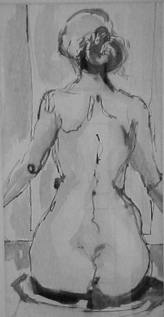 Figure Study in Ink