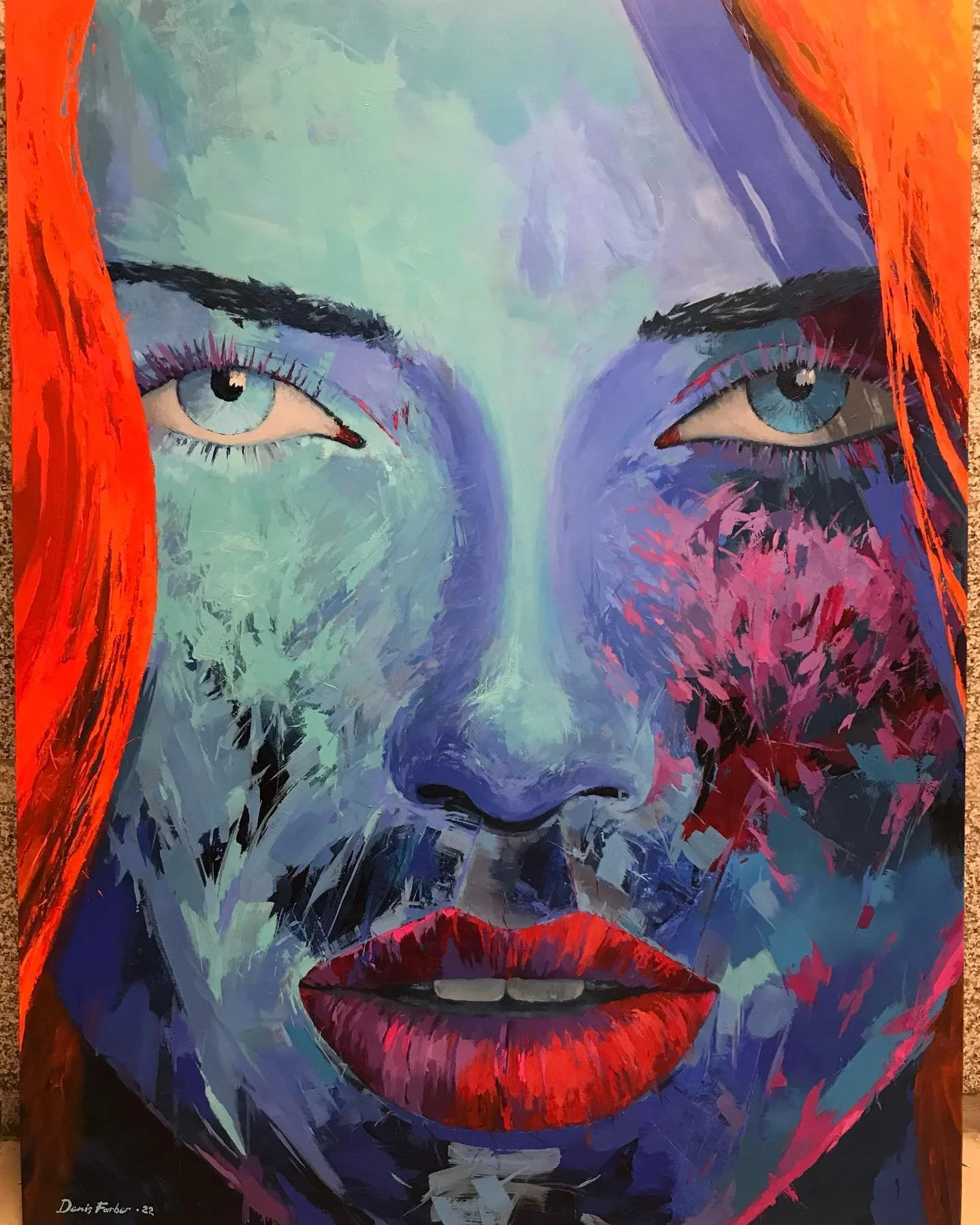 Canvas 130/100. Acrylic.&rdquo;Whisper&rdquo;