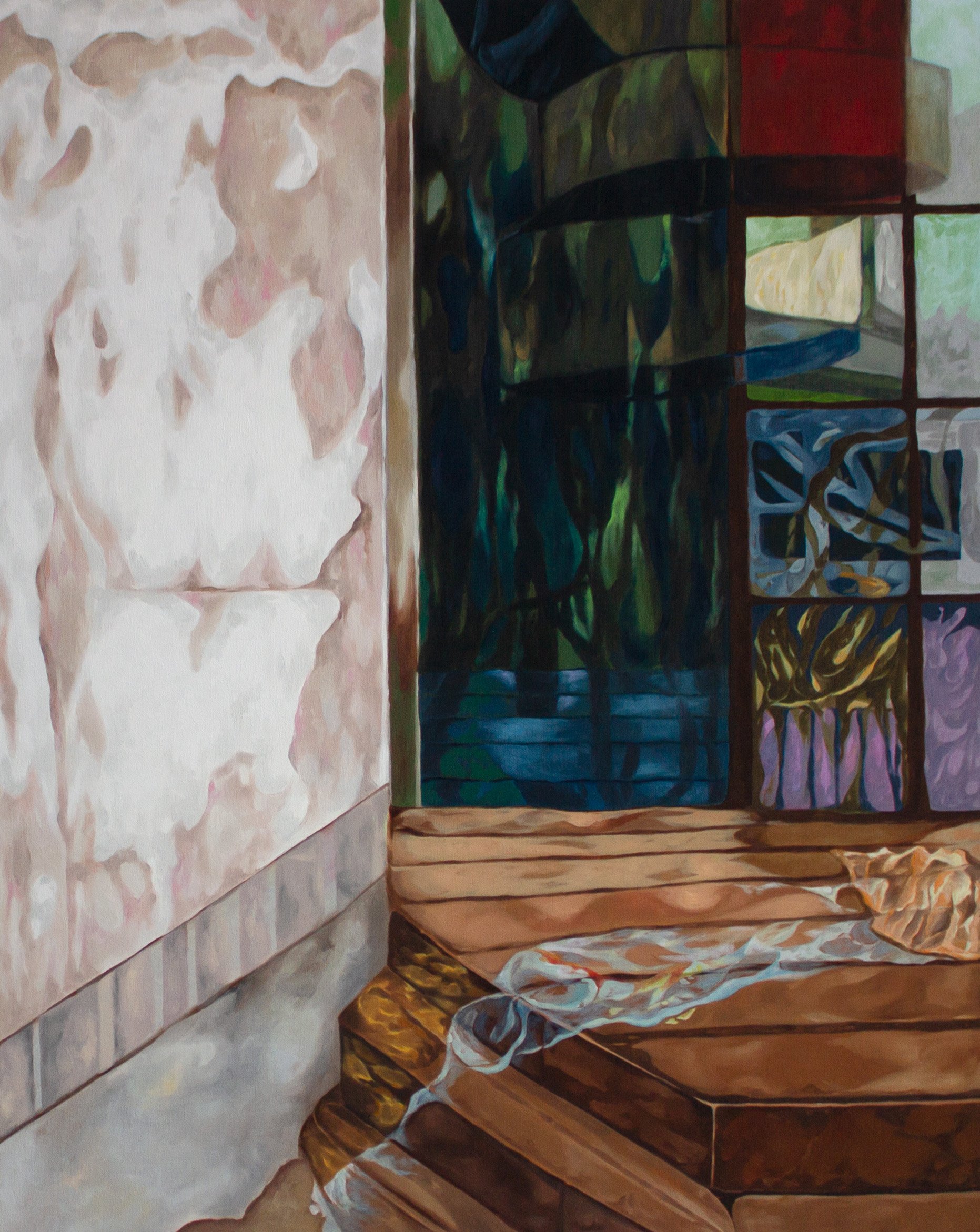 The Space Between 2025, Oil on Canvas 30×24 inches