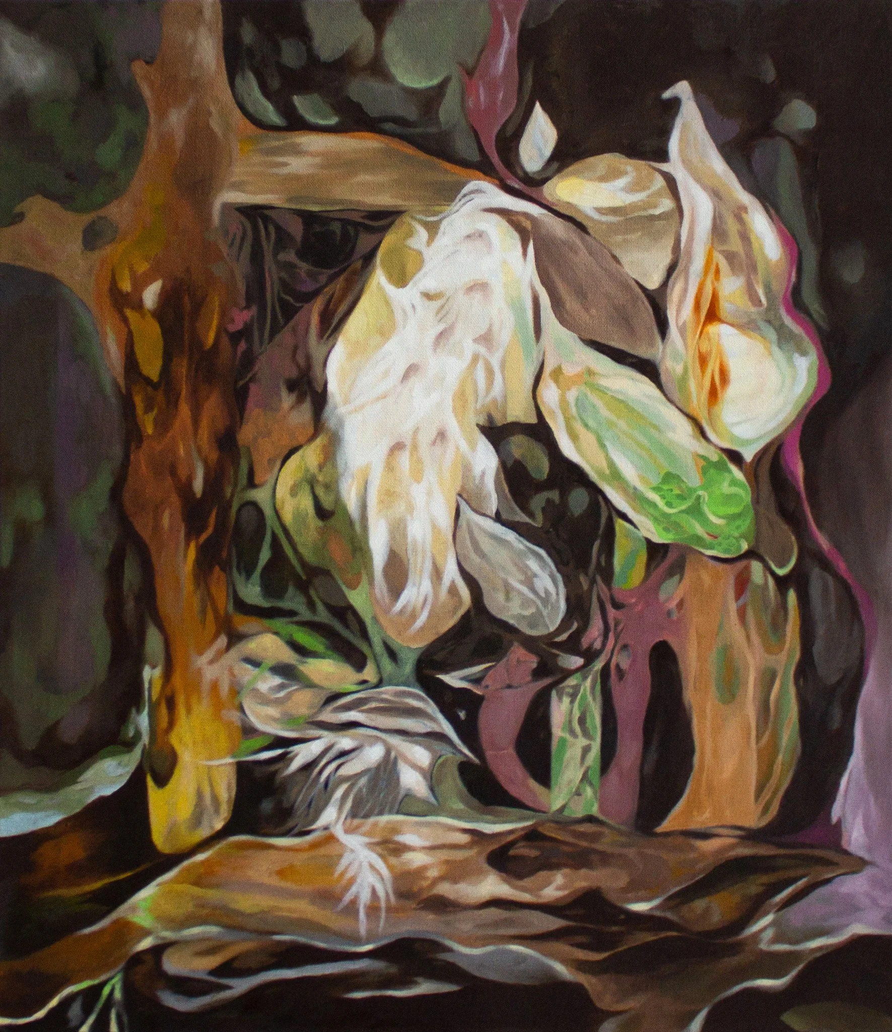   A Vessel for Wind   2025, Oil on Canvas  24”x20”   